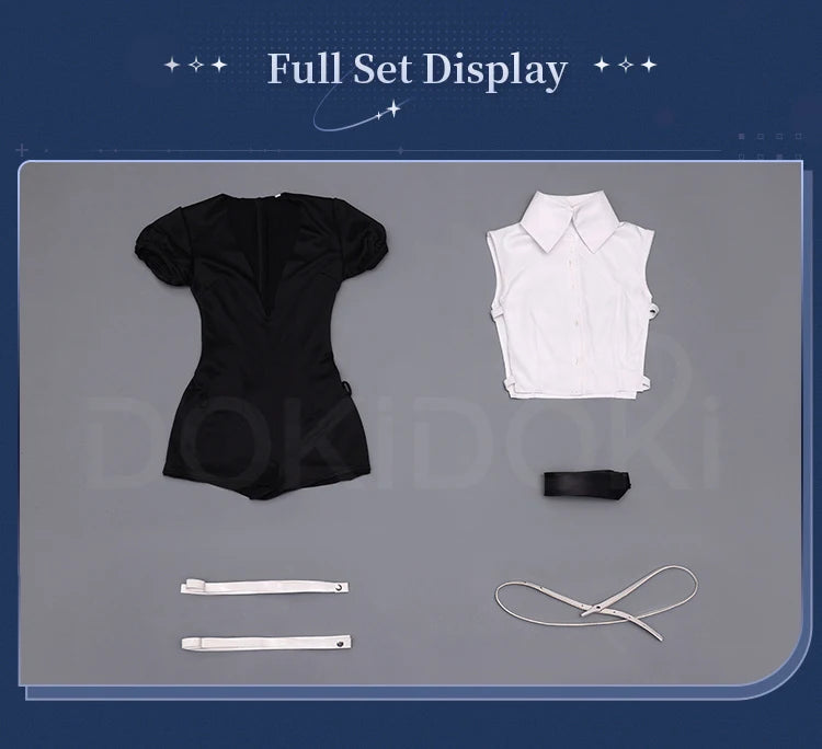 IN STOCK Phosphophylli/Cinnabar/Diamond Cosplay Costume Anime Land of the Lustrous Cosplay DokiDoki-SR Women Black Uniform