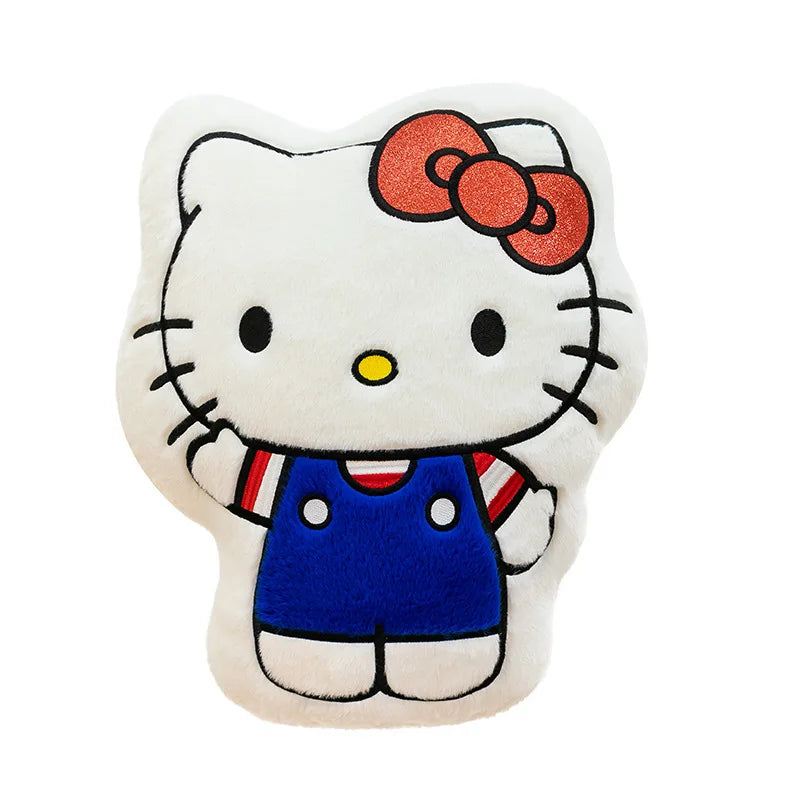 New Hello Kitty Plush Toy Kitten Stuffed Animal Soft Pillow Cute Doll for Girls Birthday Christmas Gift Perfect Sleep Companion