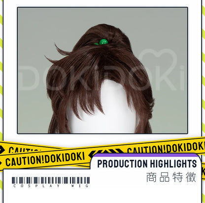 IN STOCK Chibii Usaa Tsukinoo Usagii Kinoo Makotoo Kaiouu Michiruu Wig Anime DokiDoki Cute Ponytail Hair Free Cap