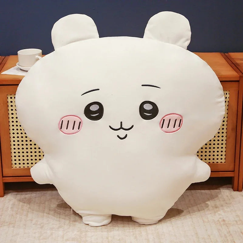 Very Soft Chiikawa Hachiware Usagi Back Cushion Big Size Cuddly Pillow Cartoon Stuffed Anime Sofa Bed Cushion Home Decor Gifts
