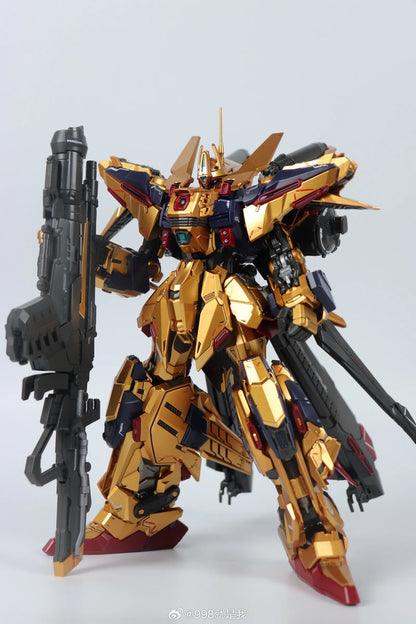 SHENMA Model Hyaku Shiki Kai MG 1/100 Golden Fighter Full Armor FA Assembly Model Kit Action Figures Plastic Model Kits Toy Gift