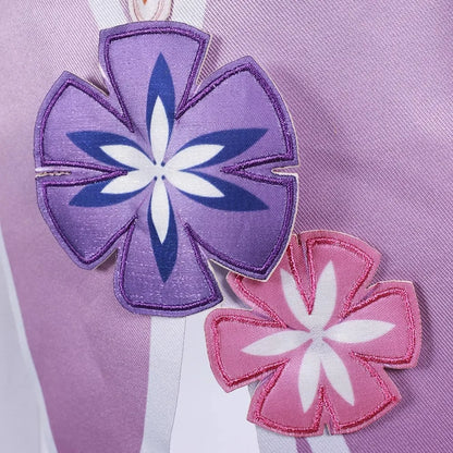 iCoser Honkai Star Rail Castorice Cosplay Costume Wig Dress Uniform Headwear Halloween Party for Women Girls Carnival Cos Props