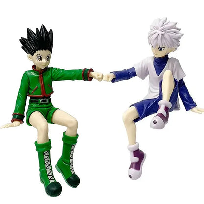 2026 New Arrival Hot Hunter x Hunter Figures - Gon & Killua Car/PC Case/Room Decoration Models, Top Choice for Fan Collection