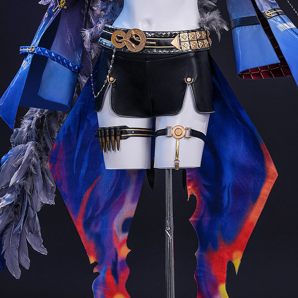 Wuthering Waves Galbrena Cosplay Costume Wig Uniform Outfit Jacket Carnival Halloween Party for Women Girls Role Play Cos Props