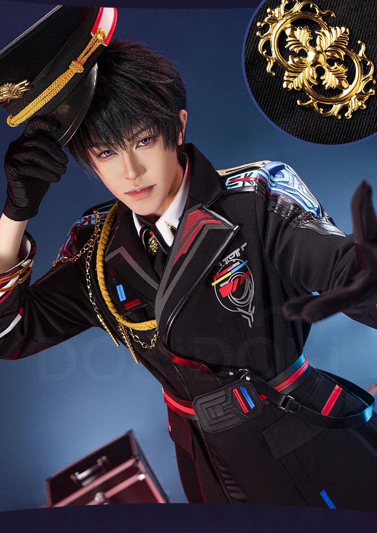 IN STOCK Caleb Cloudsreach Strategy Cosplay Costume Game Love and Deepspace【XS-3XL】DokiDoki-R Men Halloween Uniform Plus Size