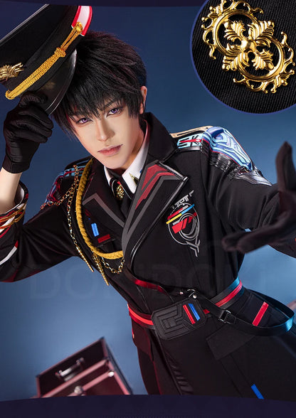 IN STOCK Caleb Cloudsreach Strategy Cosplay Costume Game Love and Deepspace【XS-3XL】DokiDoki-R Men Halloween Uniform Plus Size