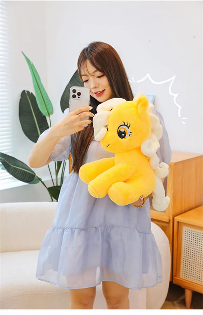 Anime My Little Pony Prototype Plush Doll Soft Pillow Girl Heart Fluttershy Sofa Ornaments Children'S Toys Birthday Gifts Custom