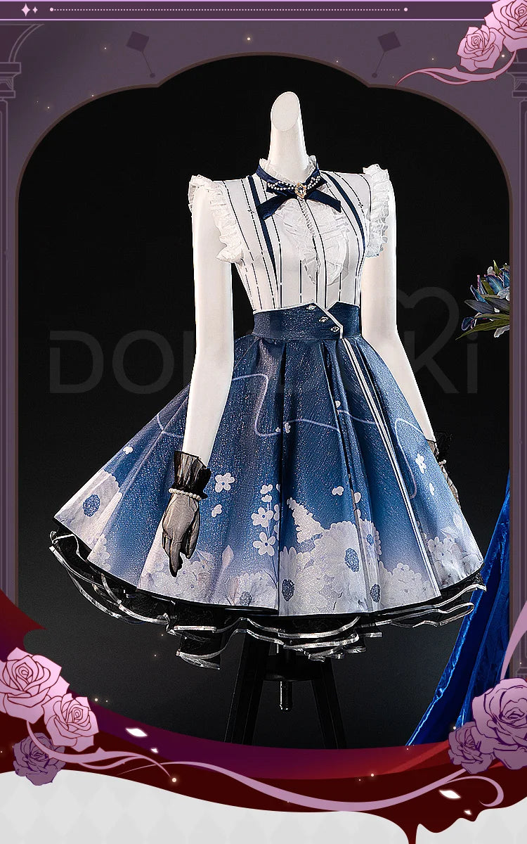 IN STOCK Nikki Cosplay Costume Game Infinity Nikki【S-3XL】DokiDoki-R Women Cute Lolita Dress Floral Memory Plus Size