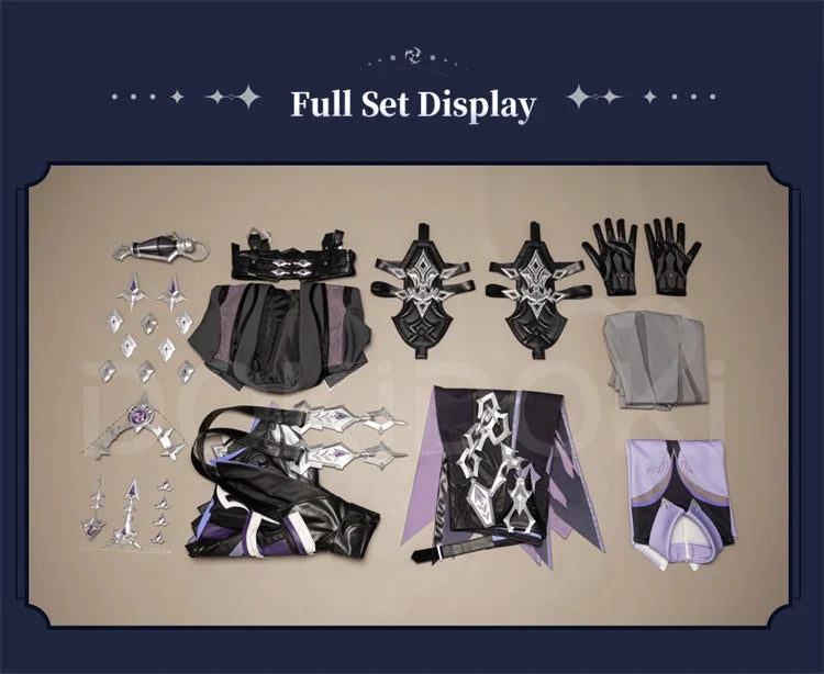 IN STOCK Flins Cosplay Costume Game Genshin Impact【S-3XL】DokiDoki-R Kyrll Chudomirovich Flins Men Halloween Costume Plus Size