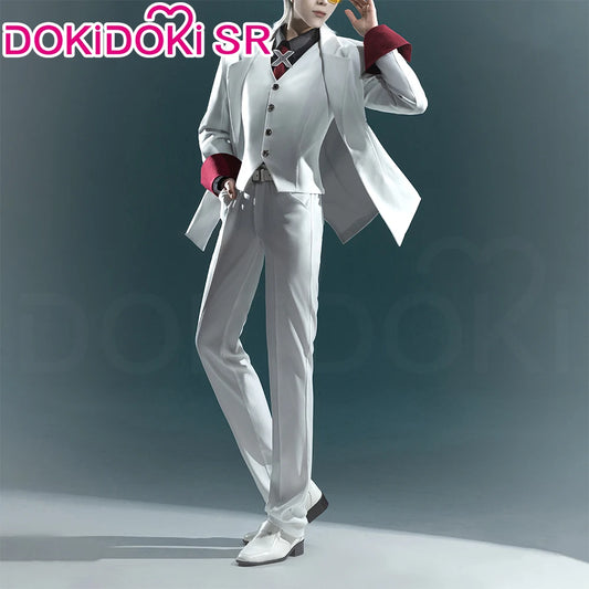 X Cosplay Costume Anime TO BE HERO X DokiDoki-SR Men X Cosplay White Suit Uniform Halloween Cosplay Costume