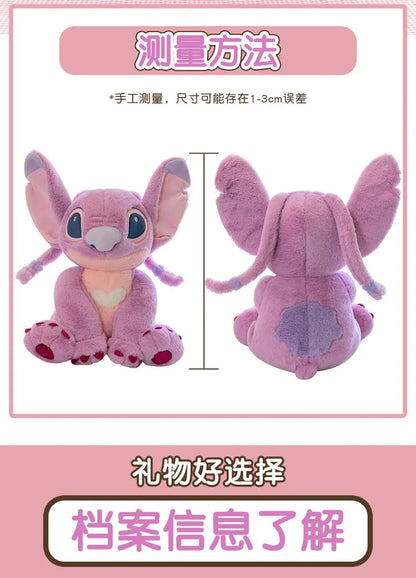 30/45/60/80CM Big Size Disney Stitch Cartoon Anime Plush Stuffed Doll Room Decoration Peluche Pillow  Plushies Ornaments Gifts