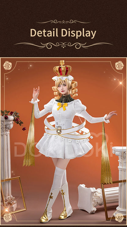 Tomoee Mamii Cosplay Costume Anime Cosplay DokiDoki-R Women Cute Dress Costume Tomoee Mamii Cosplay Crown
