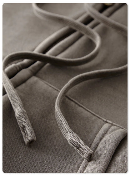 ZODF Retro 2025 Winter Women Short Zipper Hoodies Female Girls Loose 355gsm Thick Fleece Hooded Zip-up Coat Streetwears HY0448