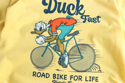 Summer New American Retro Short-sleeved O-neck Letter Printed T-shirt Men's Fashion Simple 100% Cotton Washed Casual Sport Tops