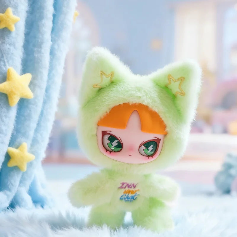 INNS Cat Inn Your Chat Series Mystery Blind Box Fluffy Kawaii Plush Doll Backpack Pendant Collectible Trendy Toy