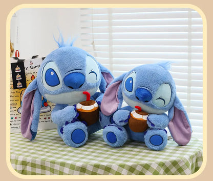 Disney 30-70cm Lilo&Stitch Cute Cartoon Dolls Toys Anime Soft Stuffed Dolls Pillow Appease Toys Birthday Decoration Toys Girls