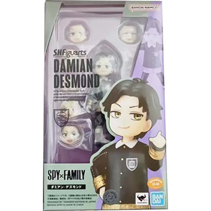 Spy Family Bandai Anime Figure Shf Anya Twilight Loid Yor Forger Thorn Princess Becky Damian High Poseability Boxed Toys Gifts