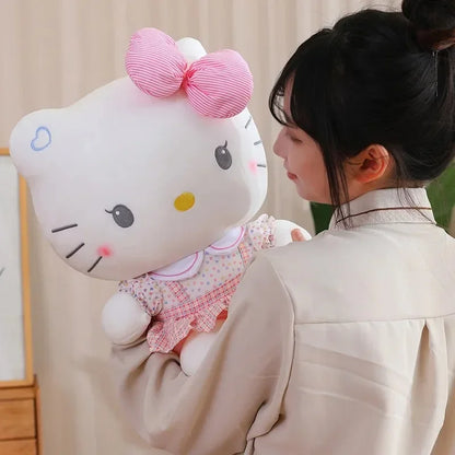 4style Hello Kitty Anime Hello Kitty Stuffed Toys Plushier Soft Pillow Birthday Gifts For Girls Kawaii Hello Kitty Plush Dolls