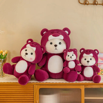 65cm Kawaii Little Bear Plush Doll Cute Soft Anime Lina Bear Plush Doll Cartoon Valentine's Day Birthday Gift Children's Holiday