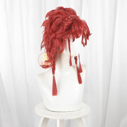 Identity V Archer Cosplay Costume Wig Brynhildr Vilulf Uniform Glasses Eye Patch Halloween Party for Women Girls Carnival Props