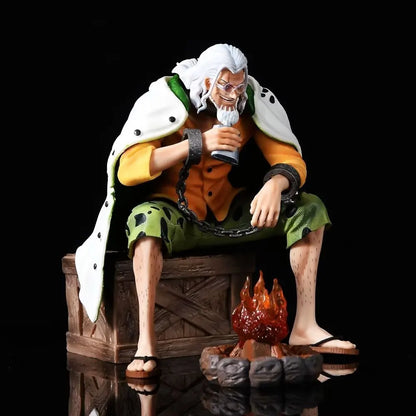 15cm Anime One Piece Silvers Rayleigh Action Figures Pvc Model Statue Room Collection Decoration Ornament Toys Birthday Gifs