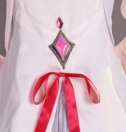 Genshin Impact Columbina FES 2026 Cosplay Costume Wig Dress The Damselette Eleven Fatui Harbingers Halloween Party Women Girls