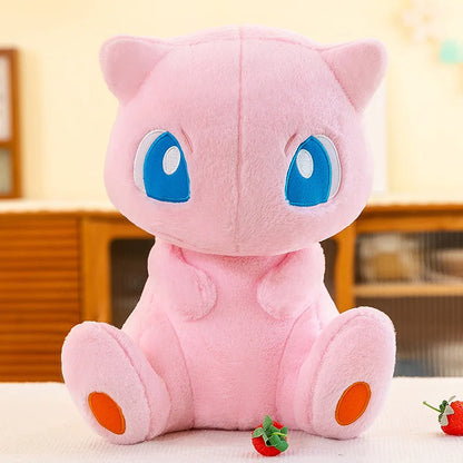 45/55cm Big Size Pokemon Mew Cartoon Anime Plush Stuffed Doll Room Decoration Plushies Pillow Peluche Ornaments Children's Gifts