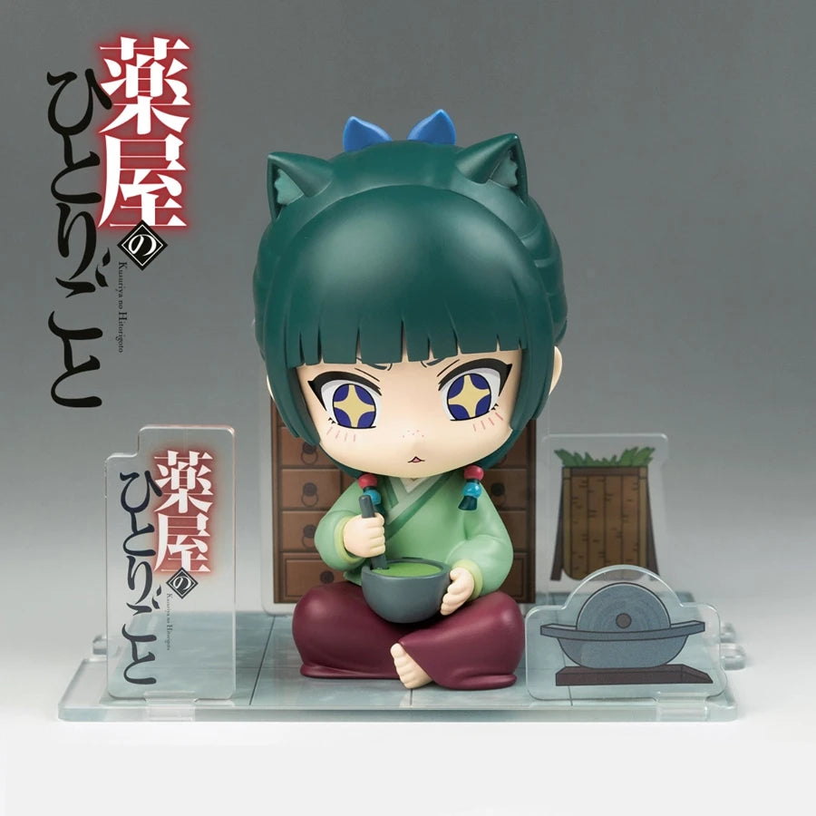 1/5PCS 9cm Kusuriya no Hitorigoto Anime Figure Q Version Maomao Action Figure Kawaii Jinshi Figurine PVC Collection Model Toys