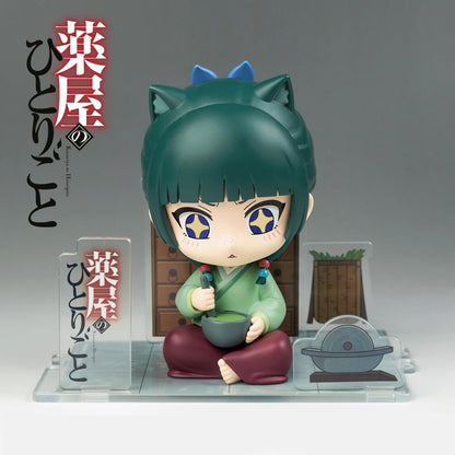 1/5PCS 9cm Kusuriya no Hitorigoto Anime Figure Q Version Maomao Action Figure Kawaii Jinshi Figurine PVC Collection Model Toys
