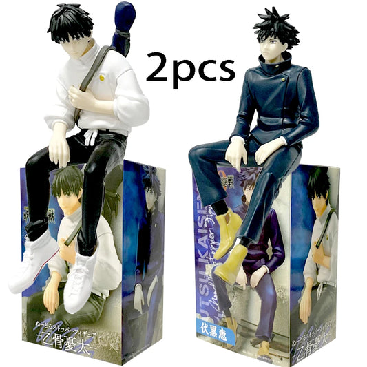 New Jujutsu Kaisen Fushiguro Megumi Action Figural Sitting Doll Car Decoration PVC Model Kids Gifts Model Toys