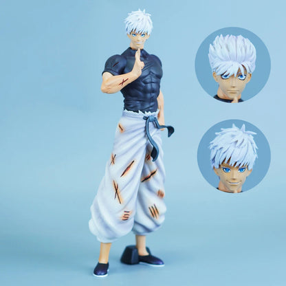 23.5cm Anime Jujutsu Kaisen Gojo Satoru PVC Action Figure Statue Desktop Ornament Model Toy Gift