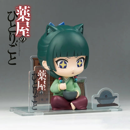 1/5PCS 9cm Kusuriya no Hitorigoto Anime Figure Q Version Maomao Action Figure Kawaii Jinshi Figurine PVC Collection Model Toys