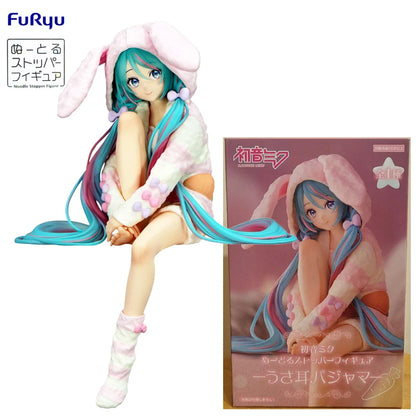 Bandai Hatsune Miku Rabbit Ear Pajamas Ver 11CM PVC Model