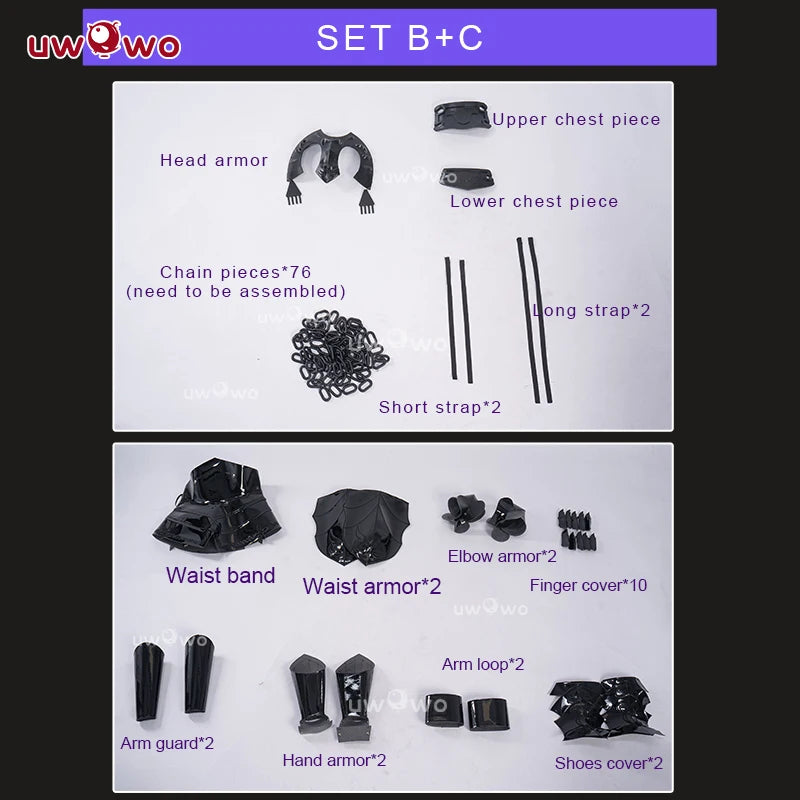 PRE SALE UWOWO Game Jeannee d'Arc Alter (Avenger) Battle Suit Cosplay Costume S-3XL Halloween Costume