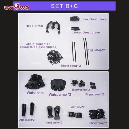 PRE SALE UWOWO Game Jeannee d'Arc Alter (Avenger) Battle Suit Cosplay Costume S-3XL Halloween Costume