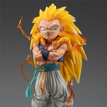 Dragon Ball Z Figures Super Saiyan Gotenks Anime Figurine Ghost Squad Model Statue Doll Collection Decoration Kids Toys Gift