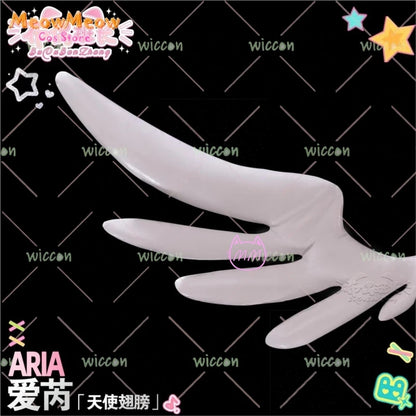 Zenless Zone Zero Aria Cosplay Costume Set Polyester - wing / xs 36