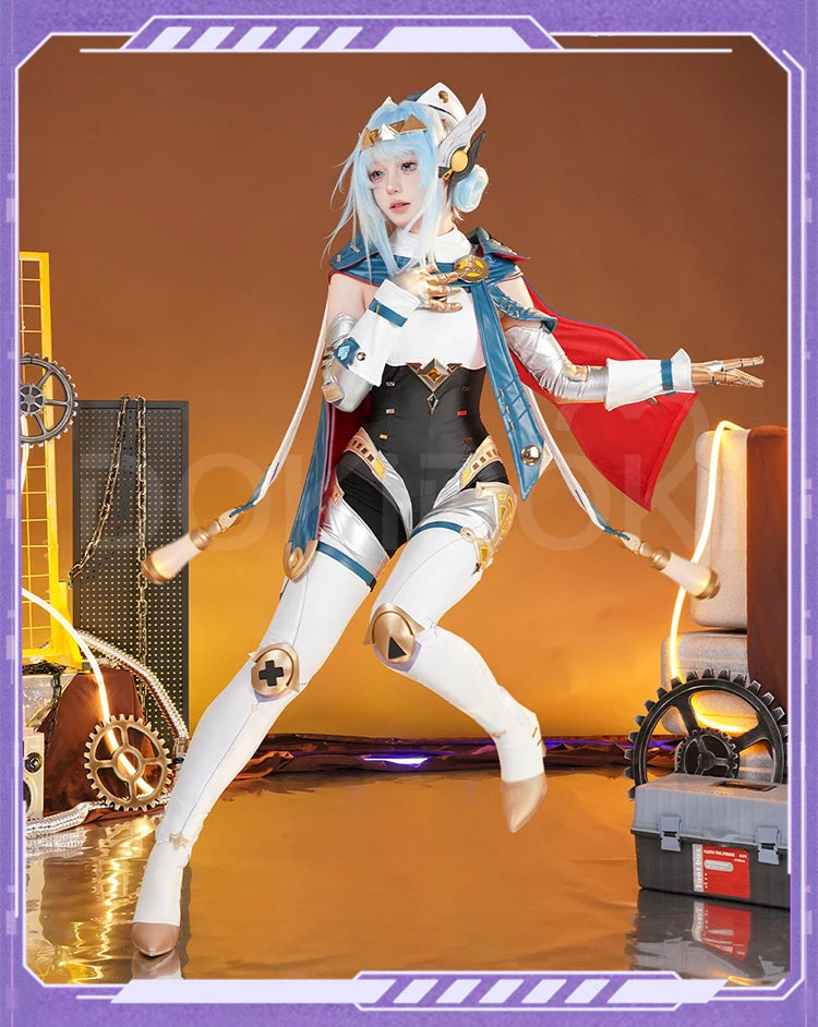 Ineffa Cosplay Costume Game Genshin Impact Cosplay DokiDoki-R Women Robot Costume Nod-Krai Ineffa Costume