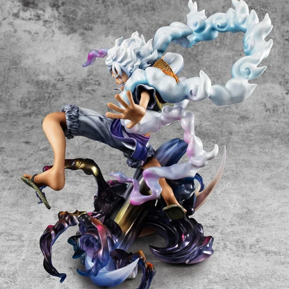 One Piece Lffy Anime Figure Gear 5 Luffy Action Figurine Sun God Nika Luffy Statue PVC Statue Model Doll Collection Toy Gifts