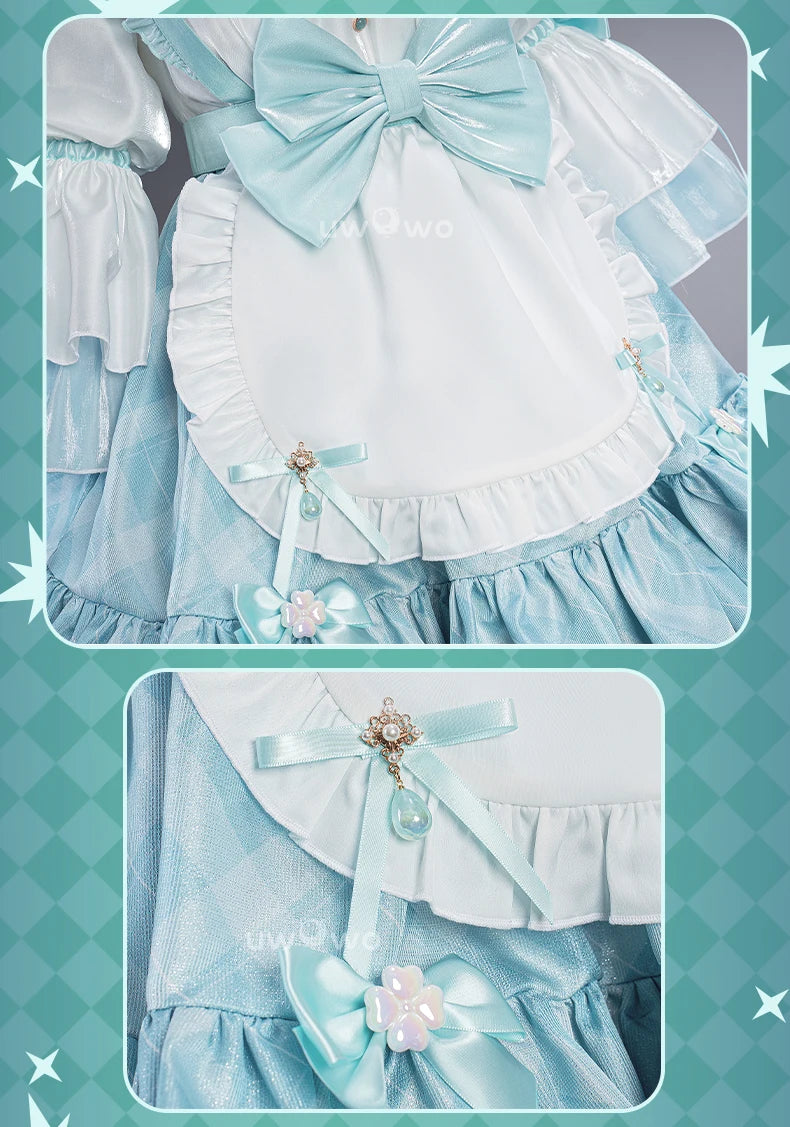 LAST BATCH UWOWO Mikku Cosplay Costume Rakutenn Collabb Happy 16th Anniversary Birthday Cosplay Women Costume Dress Outfits