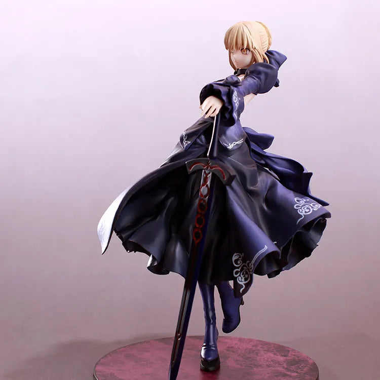 25cm Fate/Stay Night Saber Alter - Pvc Anime Figurine Formal Dress Version Swapable Stylish Room Decoration Desk Ornament Gift