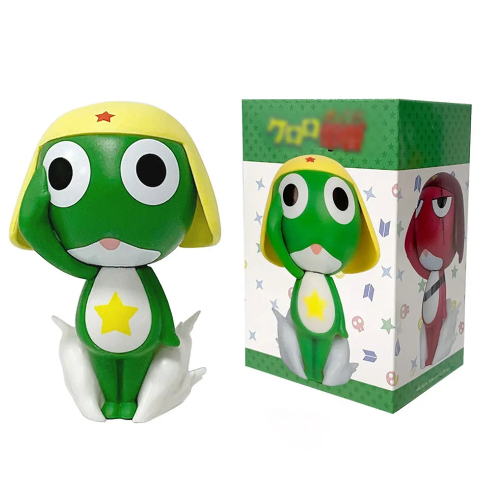 New Style "KERORO" Anime Peripheral: Sergeant, Private Second Class & Corporal Robot Alien Figurine, Gift & Collection Item