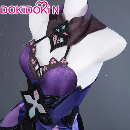 IN STOCK Black Swan Cosplay Costume Game Honkai: Star Rail【XS-3XL】DokiDoki-N Honkai Women Costume Black Swan Cosplay Plus Size