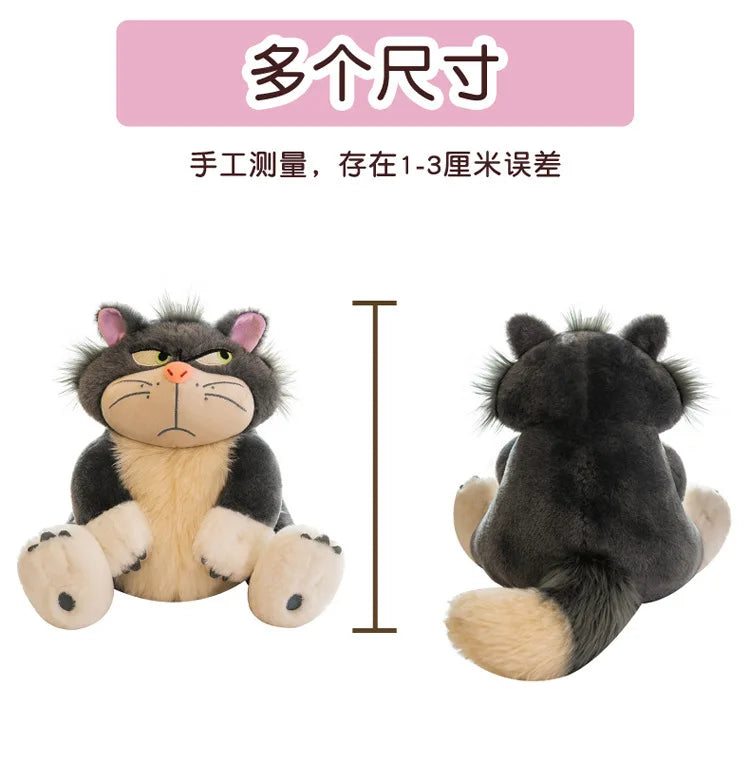 45/60/80cm Big Size Disney Lucifer Kawaii Anime Plush Stuffed Doll Room Decoration Cartoon Plushie Pillow Ornament Children Gift