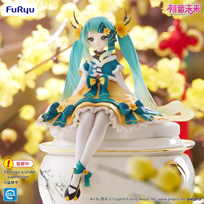 Bandai Hatsune Miku 14CM PVC Model 2025 Spring Festival Ver