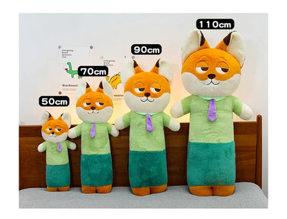 70/90/110cm Big Size Zoo Tropolis Nick Wilde Judith Laverne Hopps Disney Anime Plush Stuffed Doll Pillow Plushies Ornaments Gift