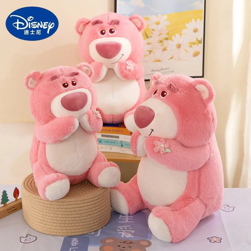 40/55/70cm Super Big Size Lotso Disney Cartoon Anime Plush Stuffed Doll Kawaii Room Decoration Plush Pillow Kids Holiday Gift