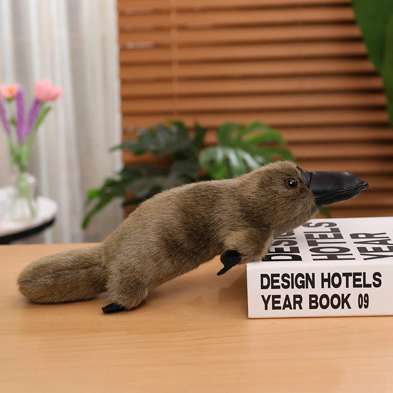 Precious Austrialian Animal Platypus Duckbill Plush Toy Simulation Platypus Cute Stuffed Doll Students Education Gift