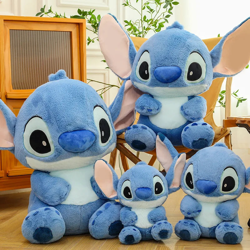Disney Lilo&Stitch Plush Toys Kawaii Pink/Blue Soft Pillow Stuffed 30-80cm Christmas Gift for Children Anime Plushie Doll Stitch