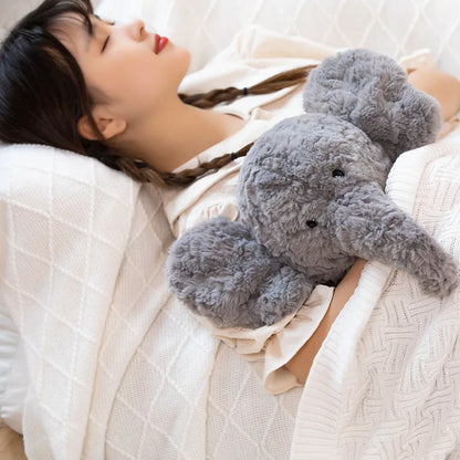 30/40/50cm Huggable Stuffed Animals Grey Elephant Plushie Dolls Kawaii Xmas Gift Appease Comfort Calf Elephant Soft Toy